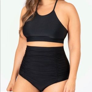High waisted Shapermint swim bottoms